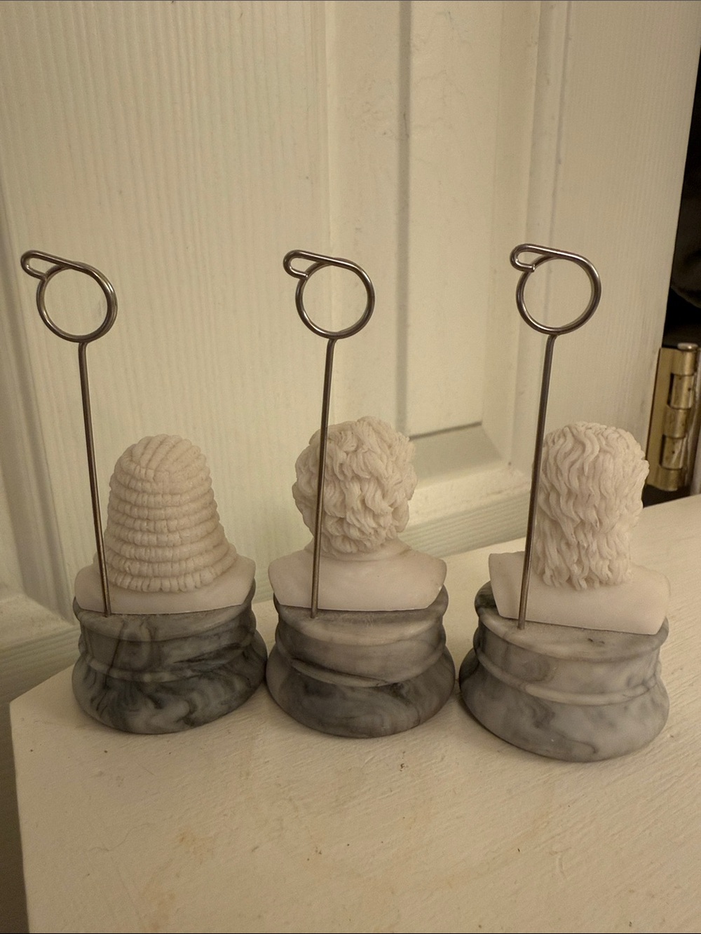 Great Composers Memo Holders Set of 3 Mozart Bach Beethoven Busts 2003 - Picture 6 of 10